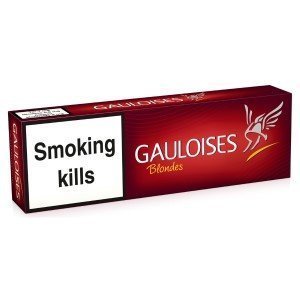 GAULOISES BLONDES RED 1 CTN= 10 PKS, 200 CIGG