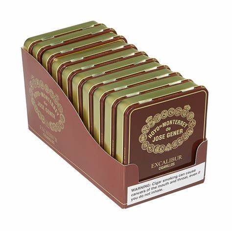 EXCALIBUR Cigarillos 4 x 2410 Tins of 20(200)