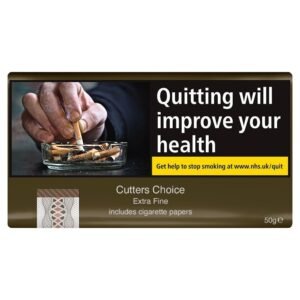 Cutter’s Choice Extra Fine Hand Rolling Tobacco – 50g Pouch