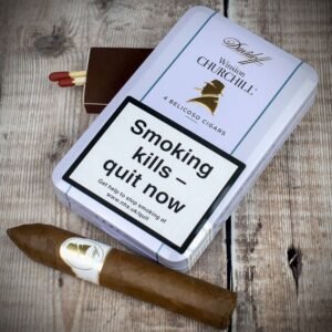 Davidoff Winston Churchill Belicoso Cigars (The Traveller) – Pack of 4